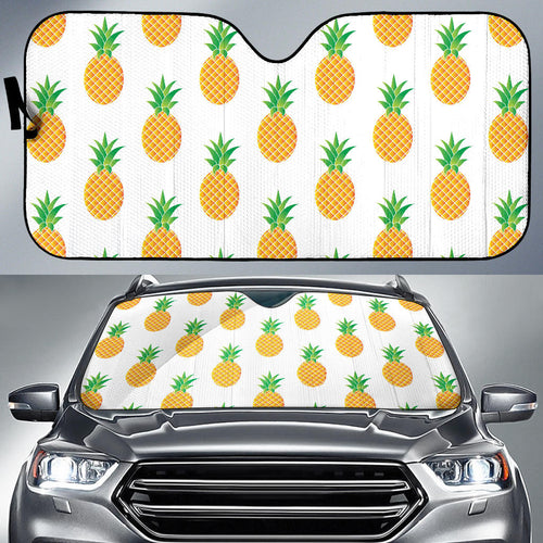 Pineapples Pattern Car Sun Shade