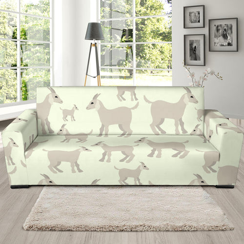 Little Young Goat Pattern Sofa Slipcover
