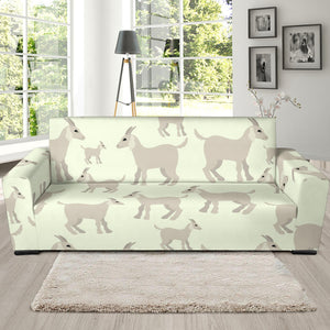Little Young Goat Pattern Sofa Slipcover
