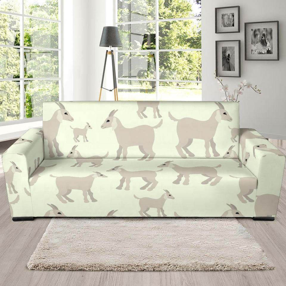 Little Young Goat Pattern Sofa Slipcover