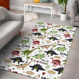 Cute Dinosaurs Pattern Area Rug