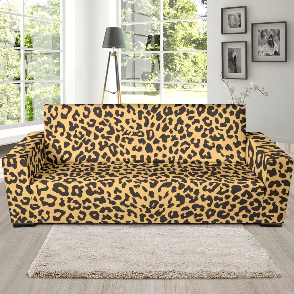 Leopard Skin Print Sofa Slipcover
