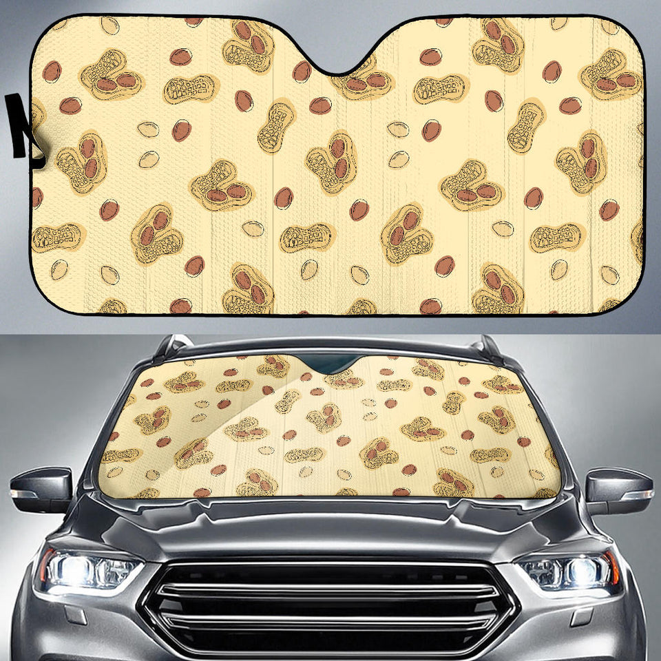 Peanuts Design Pattern Car Sun Shade