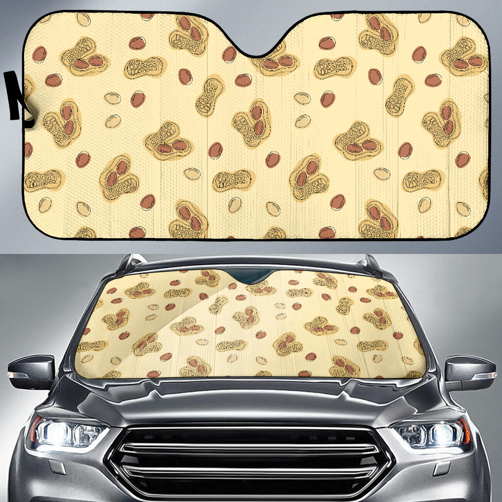 Peanuts Design Pattern Car Sun Shade