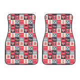 British Pattern Print Design 05 Front Car Mats