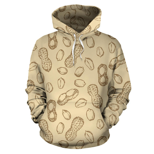 Hand Drawn Peanuts Pattern Men Women Pullover Hoodie