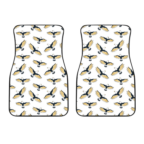 Eagle Pattern Print Design 03 Front Car Mats