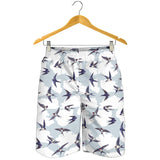 Swallow Pattern Print Design 05 Men Shorts