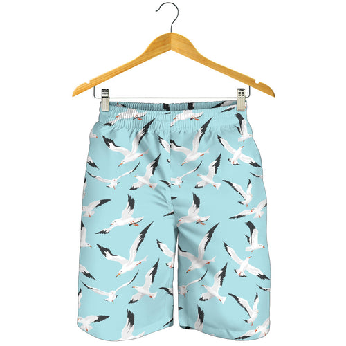 Seagull Pattern Print Design 01 Men Shorts