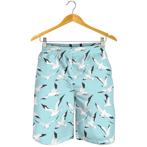 Seagull Pattern Print Design 01 Men Shorts