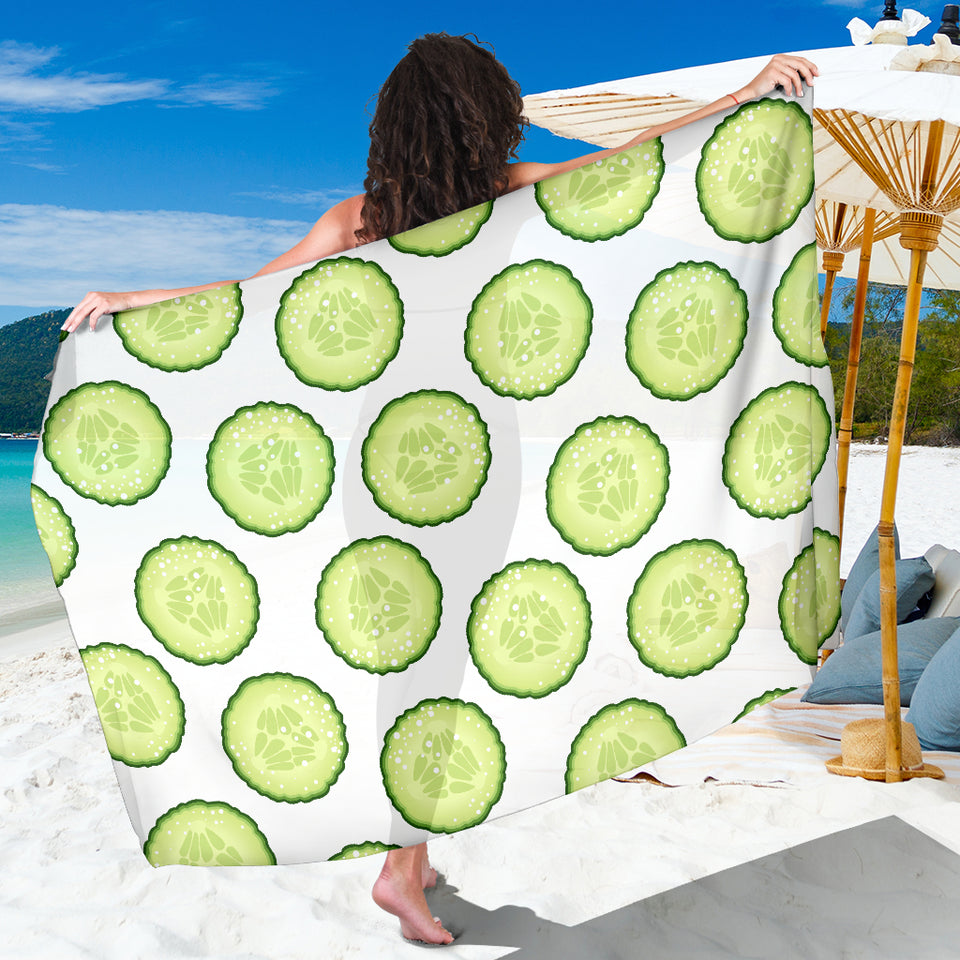 Cucumber Slices Pattern Sarong