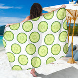 Cucumber Slices Pattern Sarong