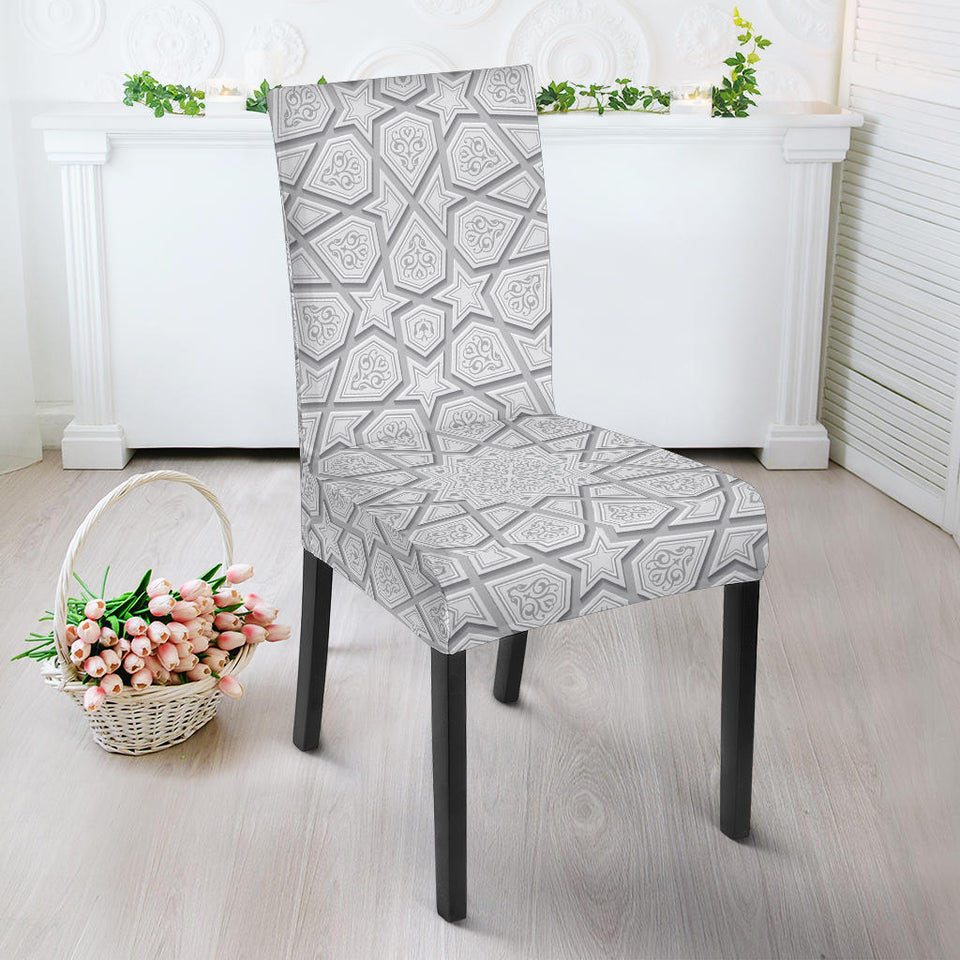 Arabic Star Pattern Dining Chair Slipcover