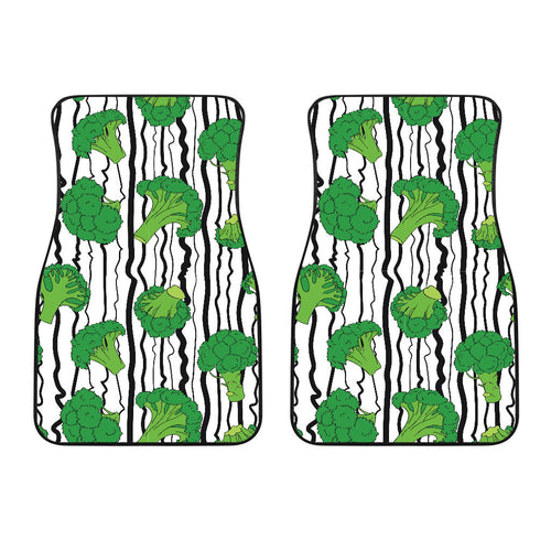 Cool Broccoli Pattern  Front Car Mats