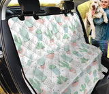 Pastel Colorcactus Pattern Copy Dog Car Seat Covers