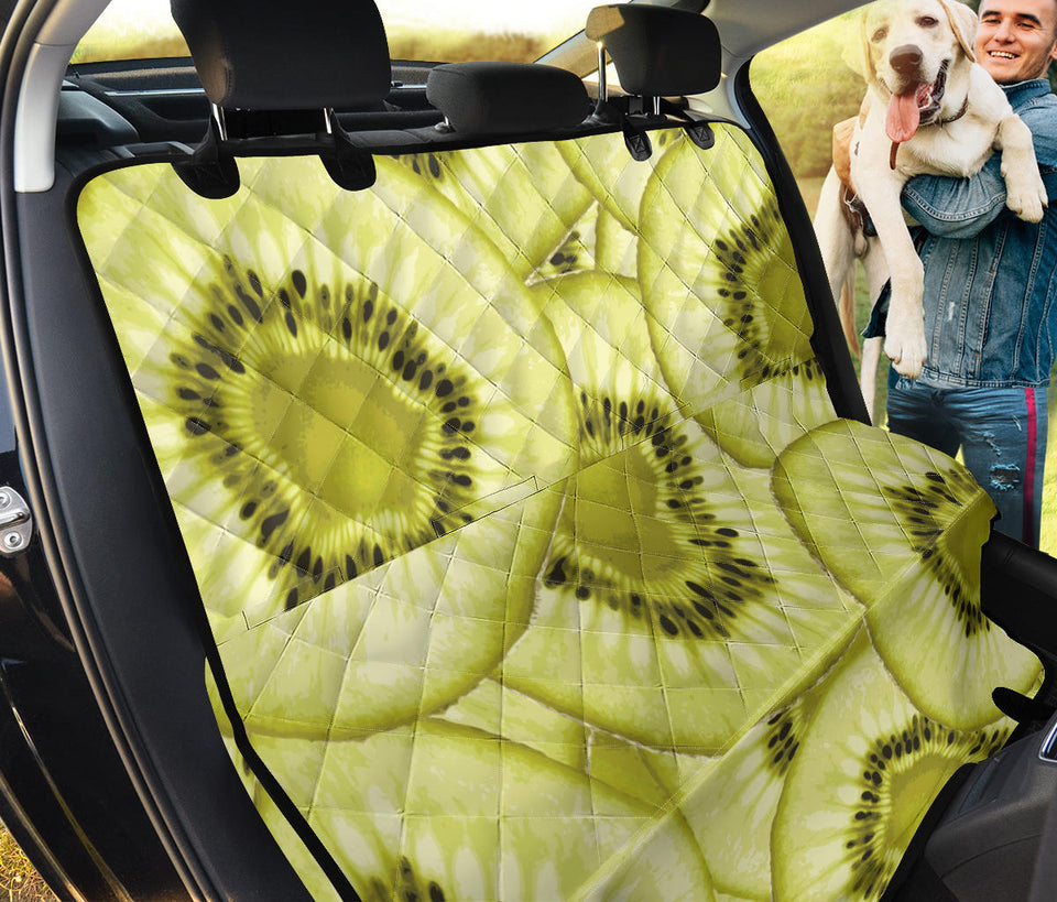 Sliced Kiwi Pattern Dog Car Seat Covers