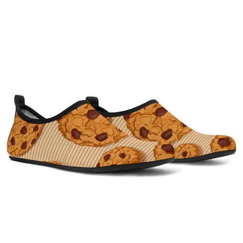 Cookie Pattern Aqua Shoes