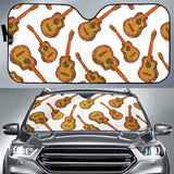 Paint Guitar Pattern Car Sun Shade