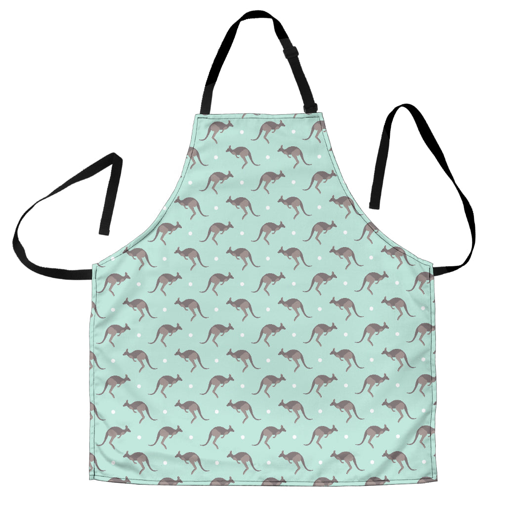 Kangaroo Pattern Background Adjustable Apron