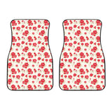 Rose Pattern Print Design 01 Front Car Mats