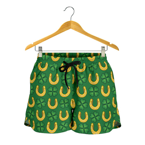 Horseshoes Pattern Print Design 05 Women Shorts