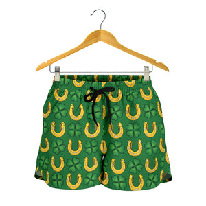 Horseshoes Pattern Print Design 05 Women Shorts