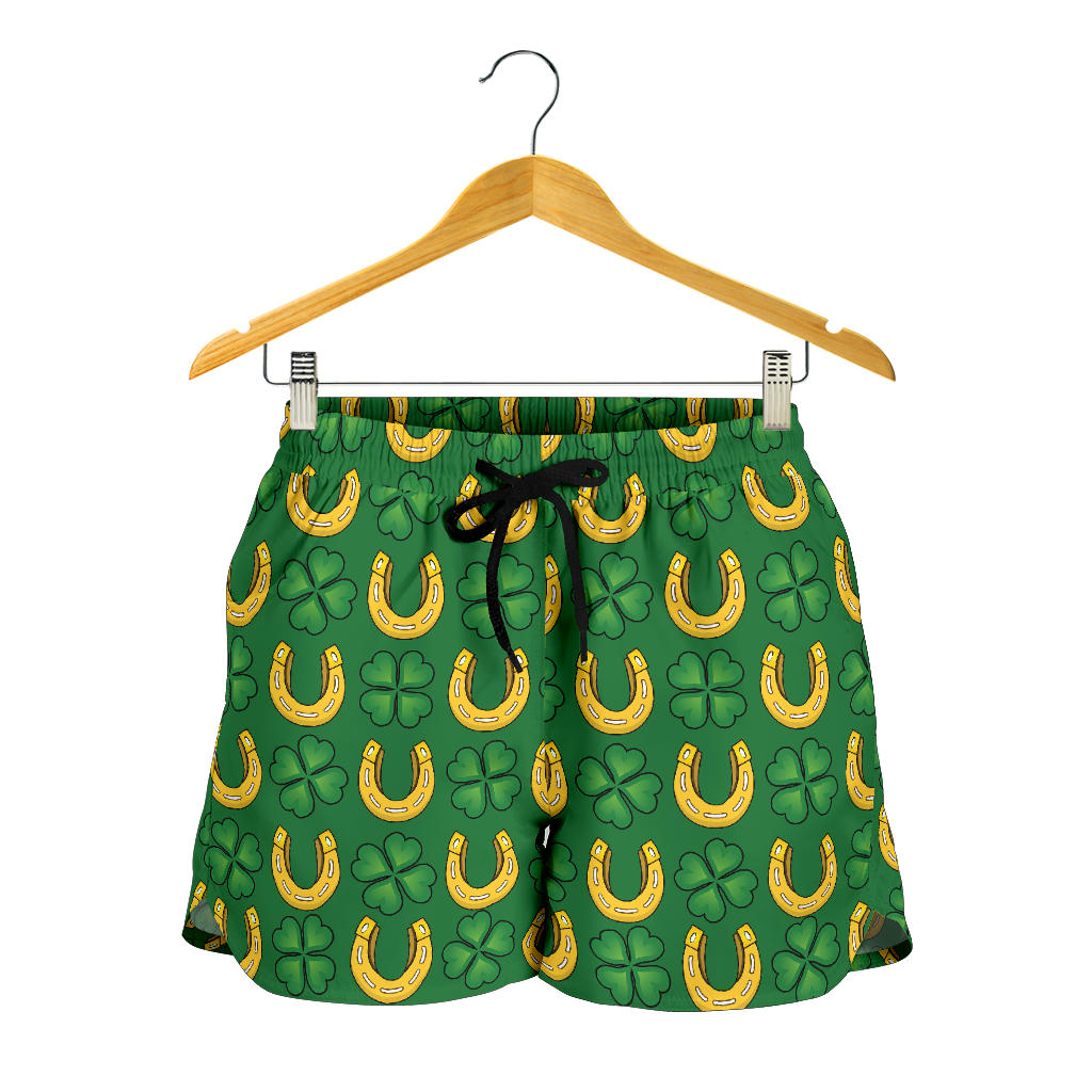 Horseshoes Pattern Print Design 05 Women Shorts