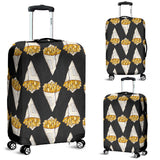 French Fries Dark Background Luggage Covers