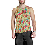 Colorful ice cream pattern Men Tank Top