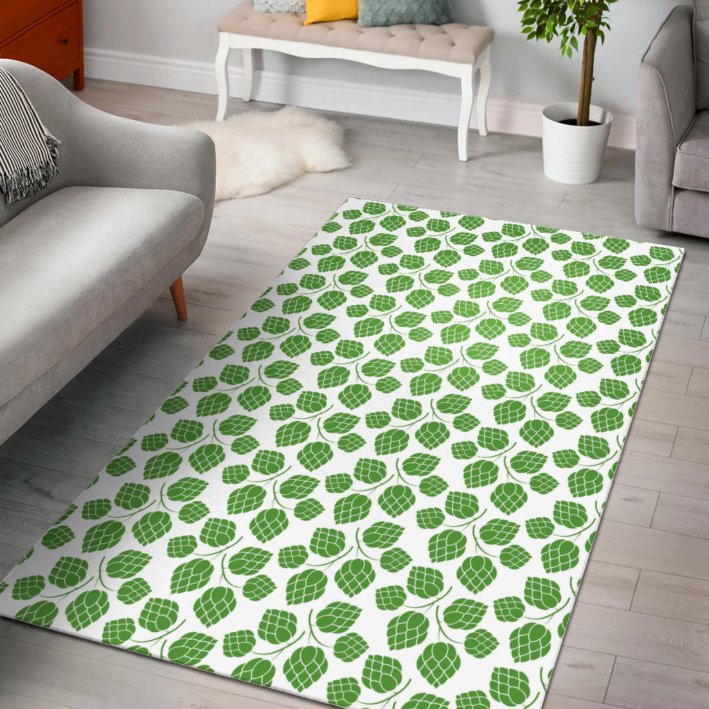 Hop Patternn Background Area Rug