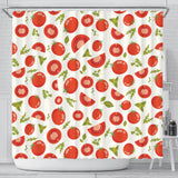 Tomato Pattern Shower Curtain Fulfilled In US