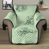 broccoli sketch pattern Recliner Cover Protector