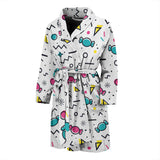 Candy Design Pattern Men'S Bathrobe