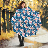 Hibiscus Pattern Print Design 02 Umbrella
