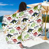 Cute Dinosaurs Pattern Sarong