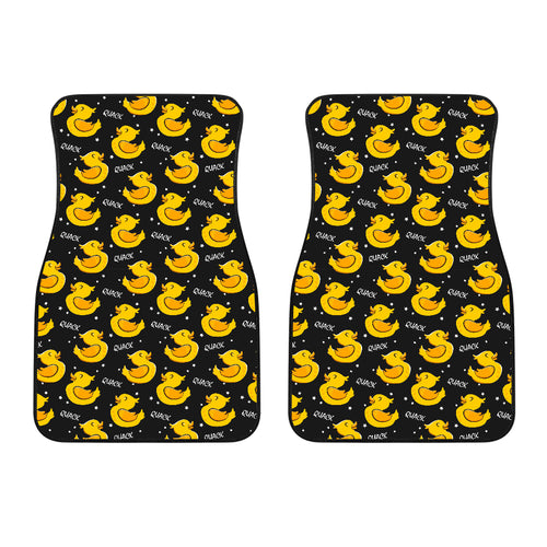 Duck Toy Pattern Print Design 05 Front Car Mats