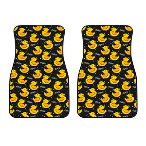 Duck Toy Pattern Print Design 05 Front Car Mats