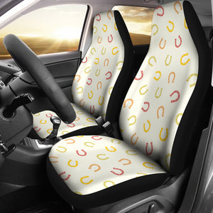 Horseshoes Pattern Print Design 02 Universal Fit Car Seat Covers