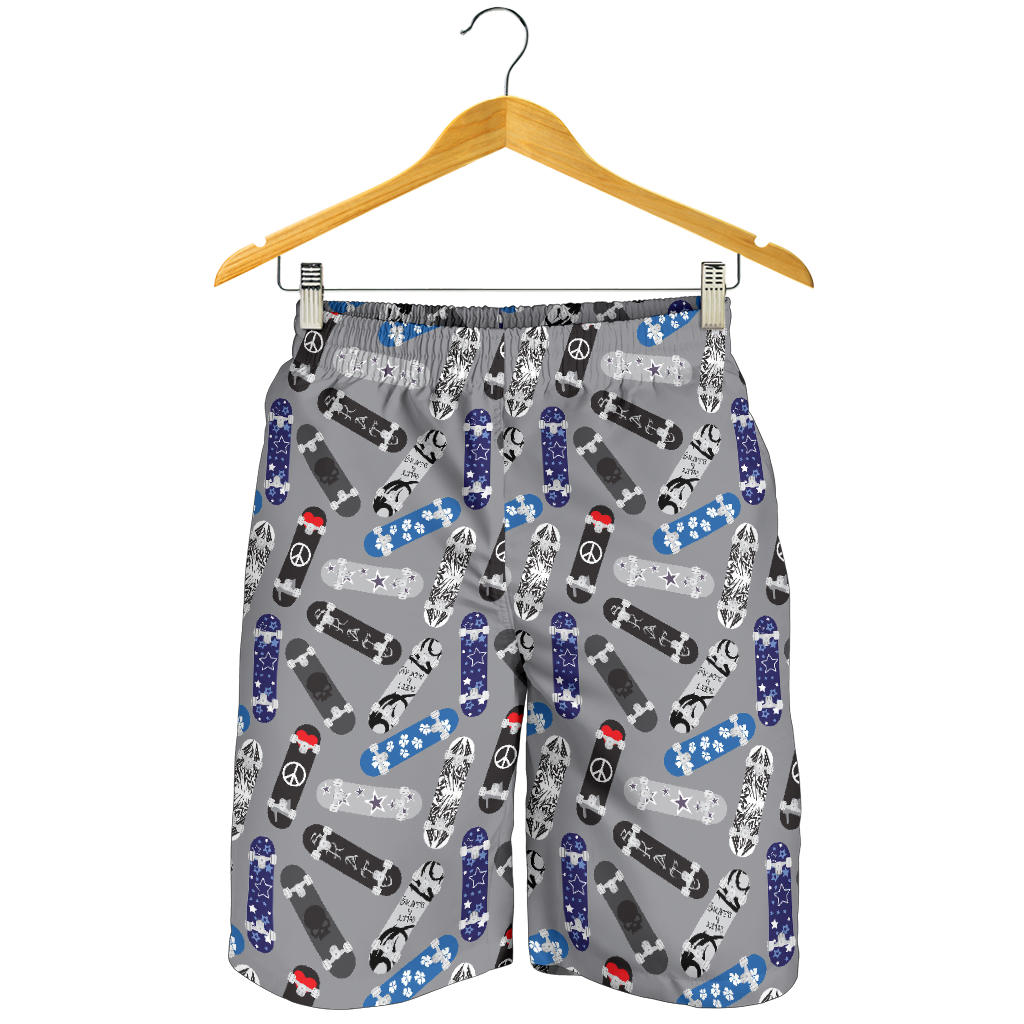 Skate Board Pattern Print Design 03 Men Shorts