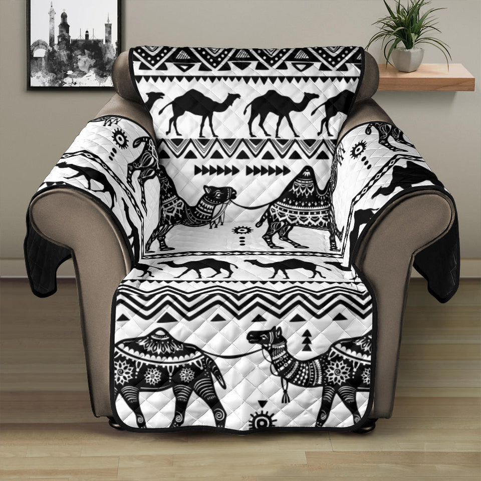 Camel polynesian tribal pattern Recliner Cover Protector