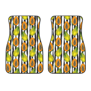 Papaya Design Pattern Front Car Mats