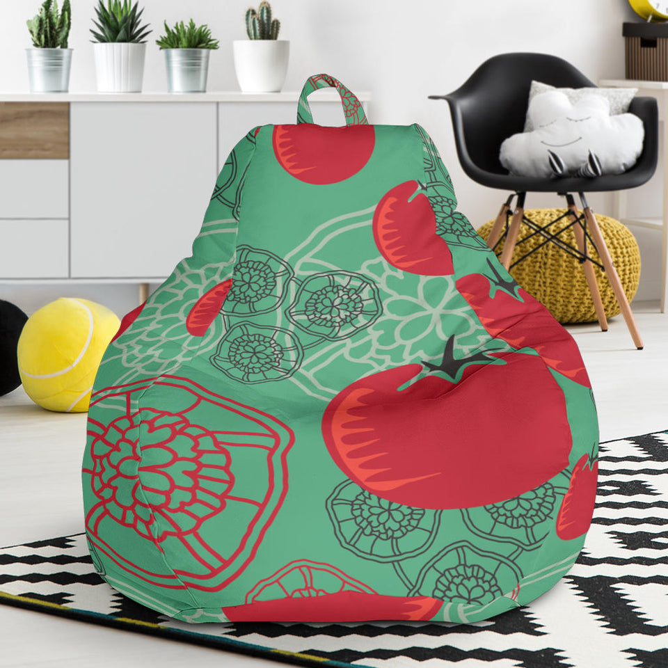 Tomato Design Pattern Bean Bag Cover