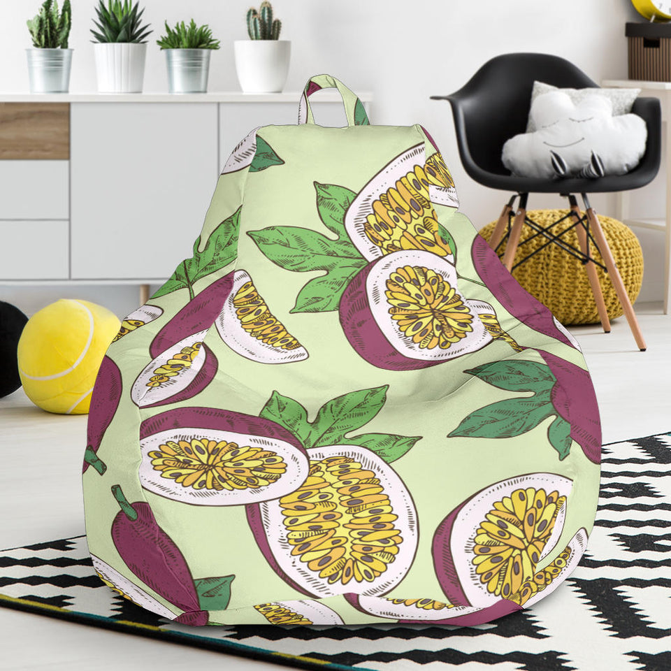 Passion Fruit Pattern Bean Bag Cover