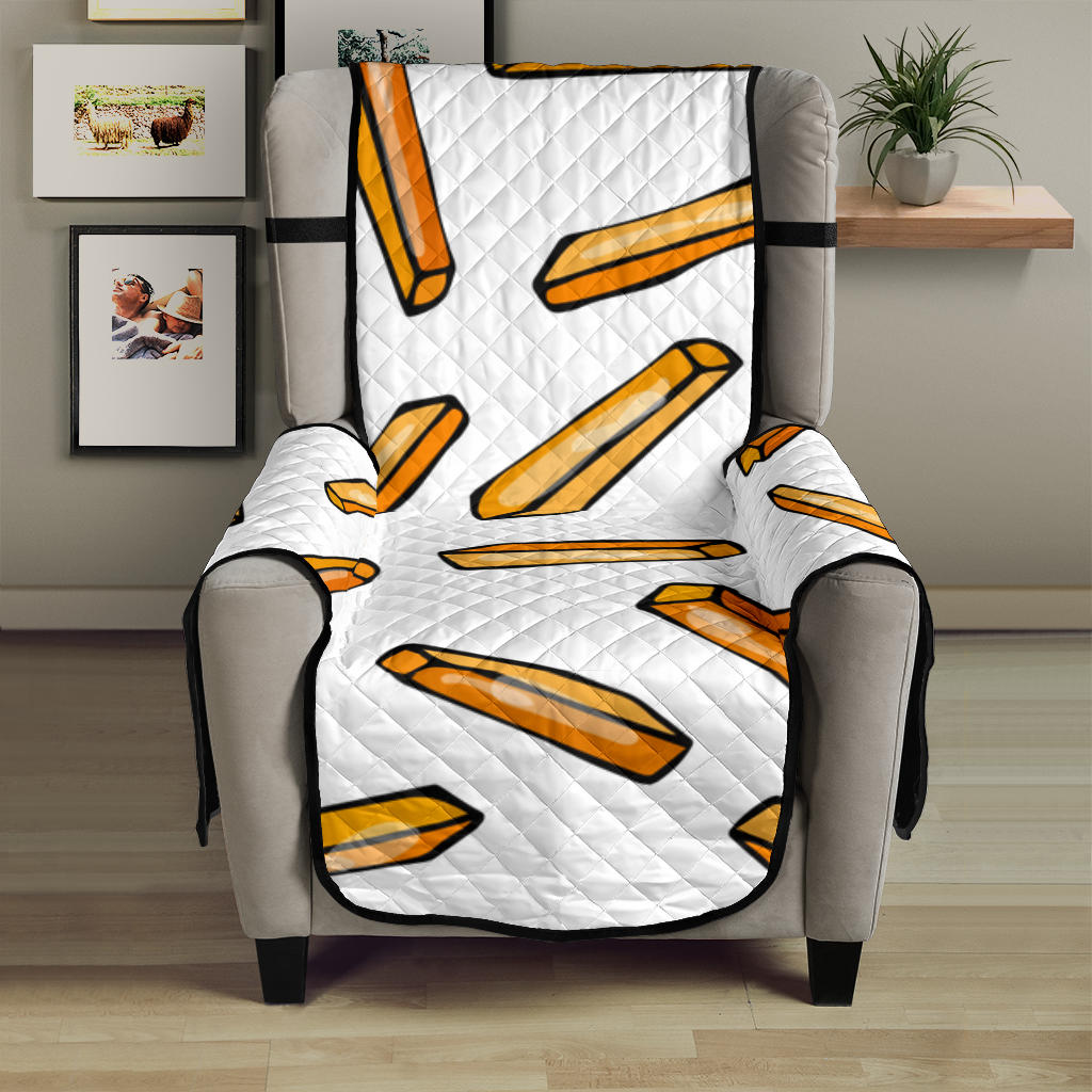 French fries potato pattern Chair Cover Protector