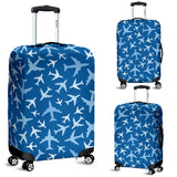 Airplane Pattern In The Sky Luggage Covers