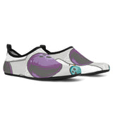 Bowling Ball And Pin Gray Background Aqua Shoes