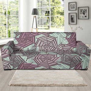 Spider Web Cobweb Design Color Pattern Sofa Slipcover