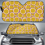 Passion Fruits Slice Pattern Car Sun Shade