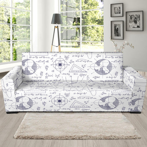 Math Pattern Print Design 03 Sofa Slipcover