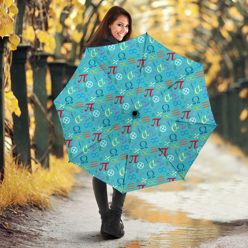 Math Pattern Print Design 02 Umbrella